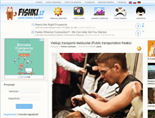 Tablet Screenshot of fishki.lt